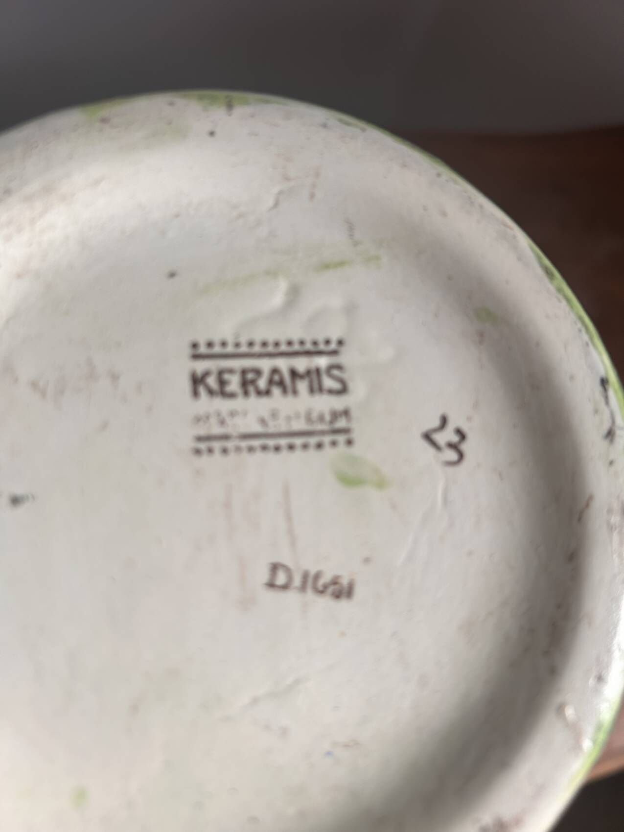 Large Keramis vase – Art Deco period with peony motif