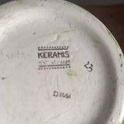 Large Keramis vase – Art Deco period with peony motif