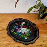 Metal tray with flowers Made in USSR