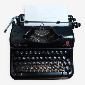 Elite Optima 50s typewriter like new