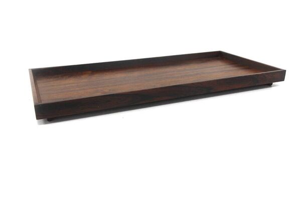 Plateau scandinave en palissandre, Danemark, 1960