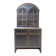 Double-bodied lacquered grey wooden sideboard - one pair available (B)