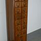German oak drawer bank filing cabinet circa 1950