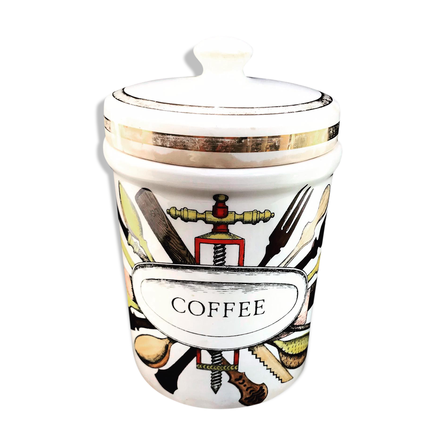 Fornasetti coffee jar