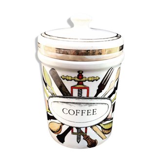 Fornasetti coffee jar