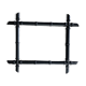 Miroir bois style bambou 53 x 45