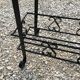 Wrought iron pot-carrying planter