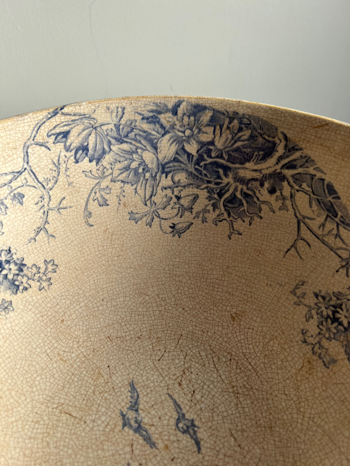 Large very old salad bowl