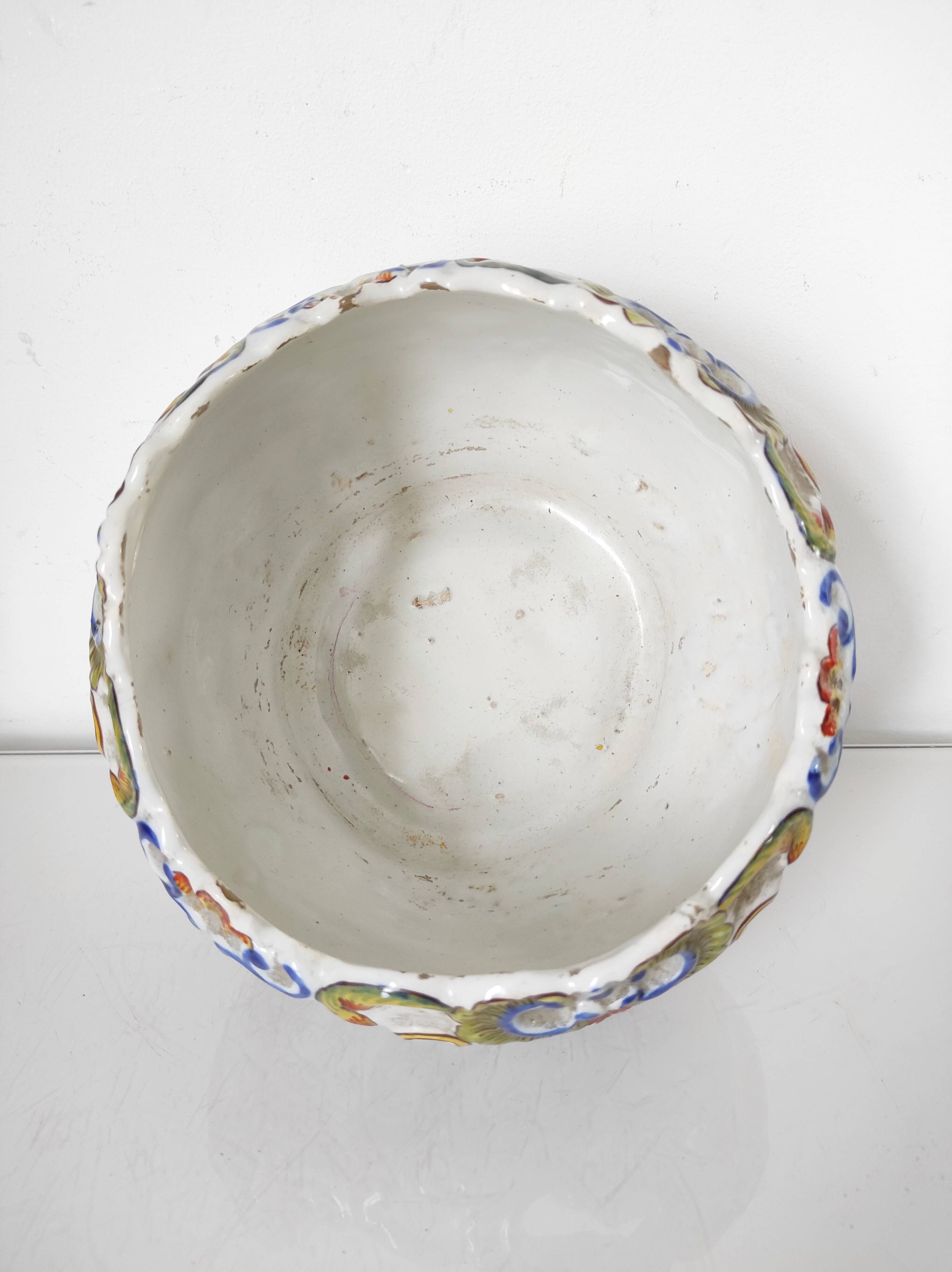 Rouen earthenware pot