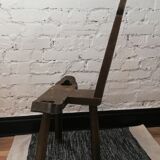 Brutalist tripod chair