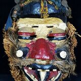 Masque Guéré Polychrome - Côte d'Ivoire - Certif d'authenticité - Coll Privé