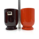 4 Franco Pozzi glasses/mazagrans • Bistrot series by Ambroglio Pozzi • 1970