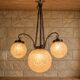 According to Muller: Art Deco chandelier with four lights.
