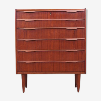 Teak chest of drawers danish design vintage retro