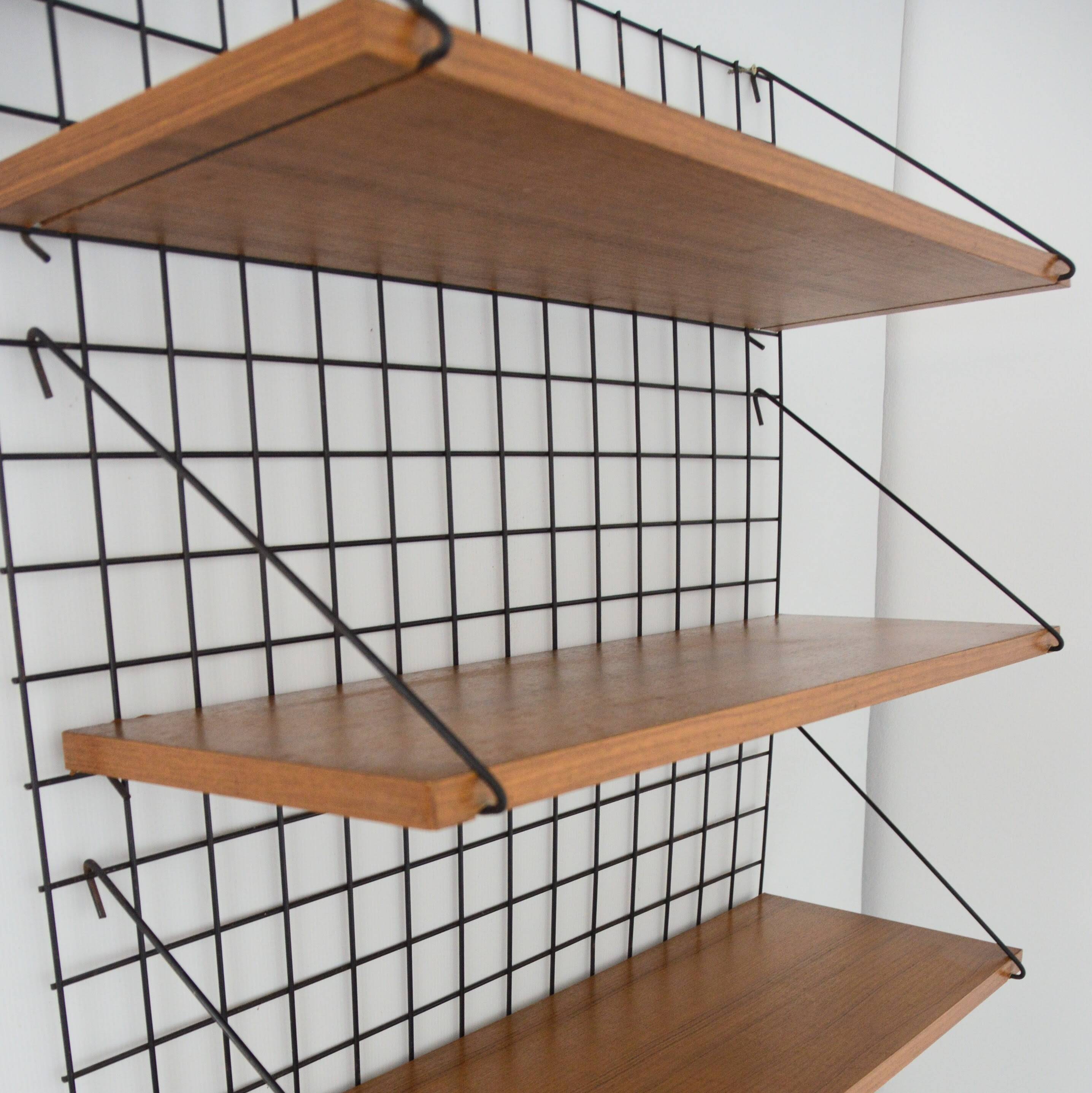Meca wall shelf model by Pierre Guariche for Meurop, 1950s