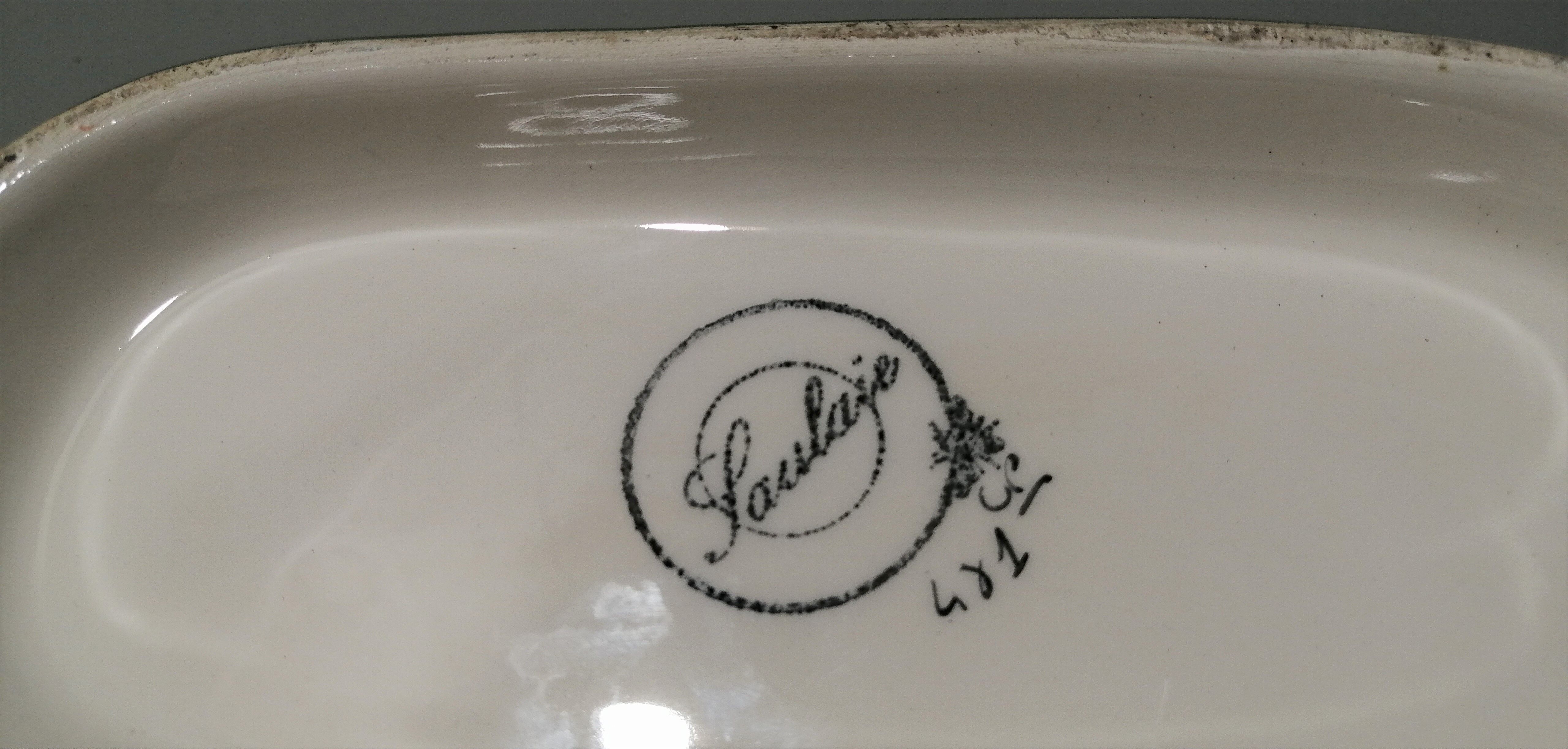 Ceramic planter spring decoration