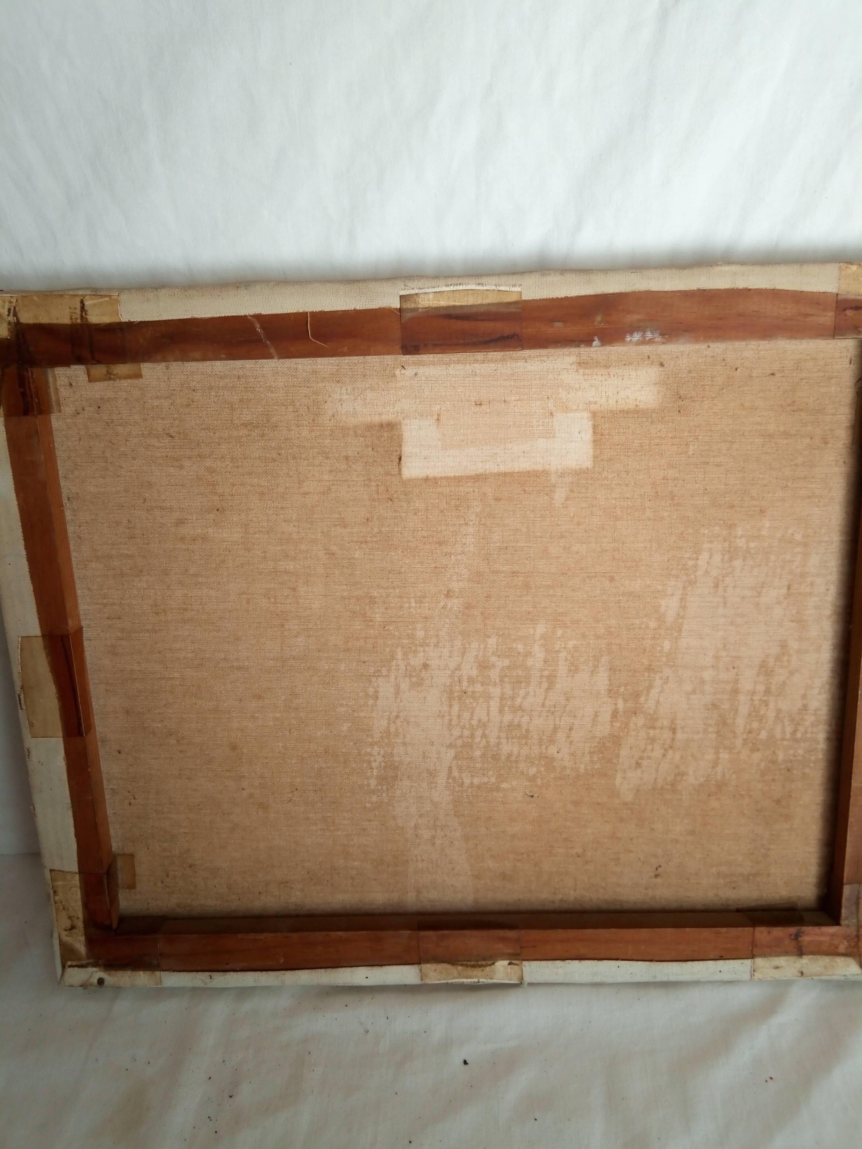 Oil on canvas, landscape