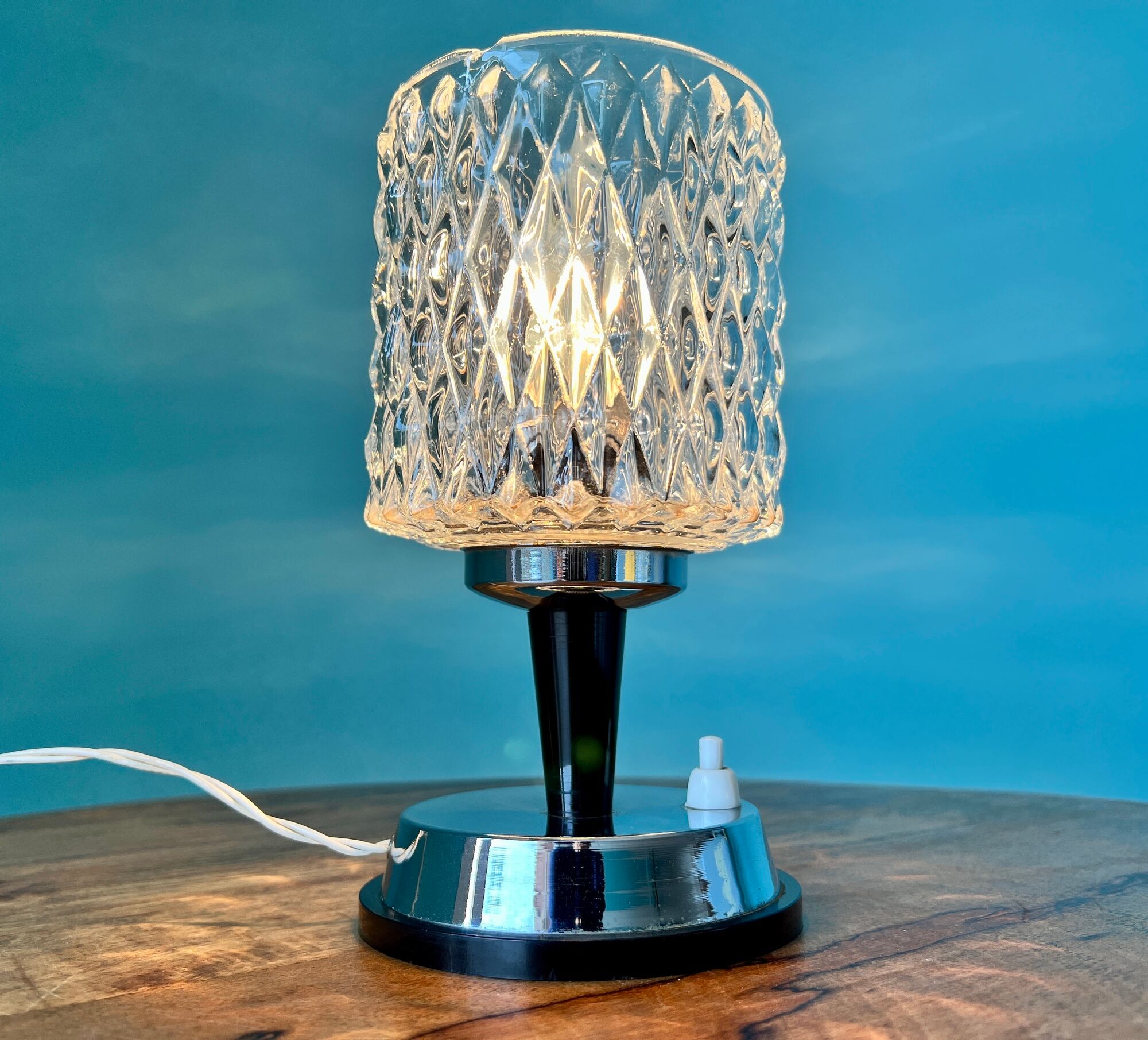 Art deco lamp / mid century lamp from 1960s / 1960s / retro table lamp for home decor