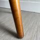 Tabouret tripode bois osier tressé