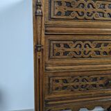 Belgian chest of drawers with 3 drawers 19th century