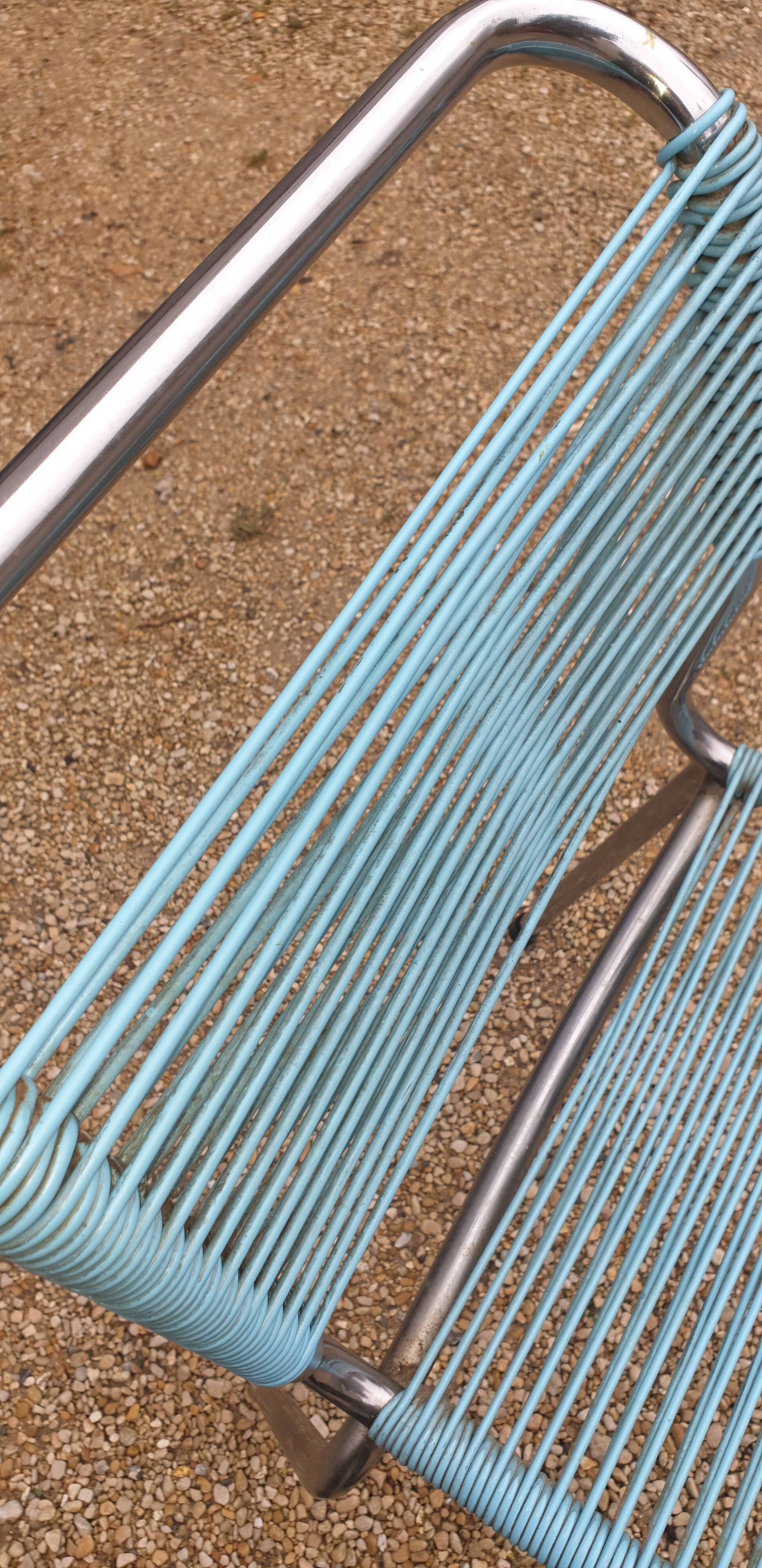 Scoubidou chair seventies