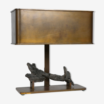 Solid brass lamp circa 1970