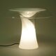 Huge 1960s italian two-piece Murano glass mushroom table lamp by Vistosi