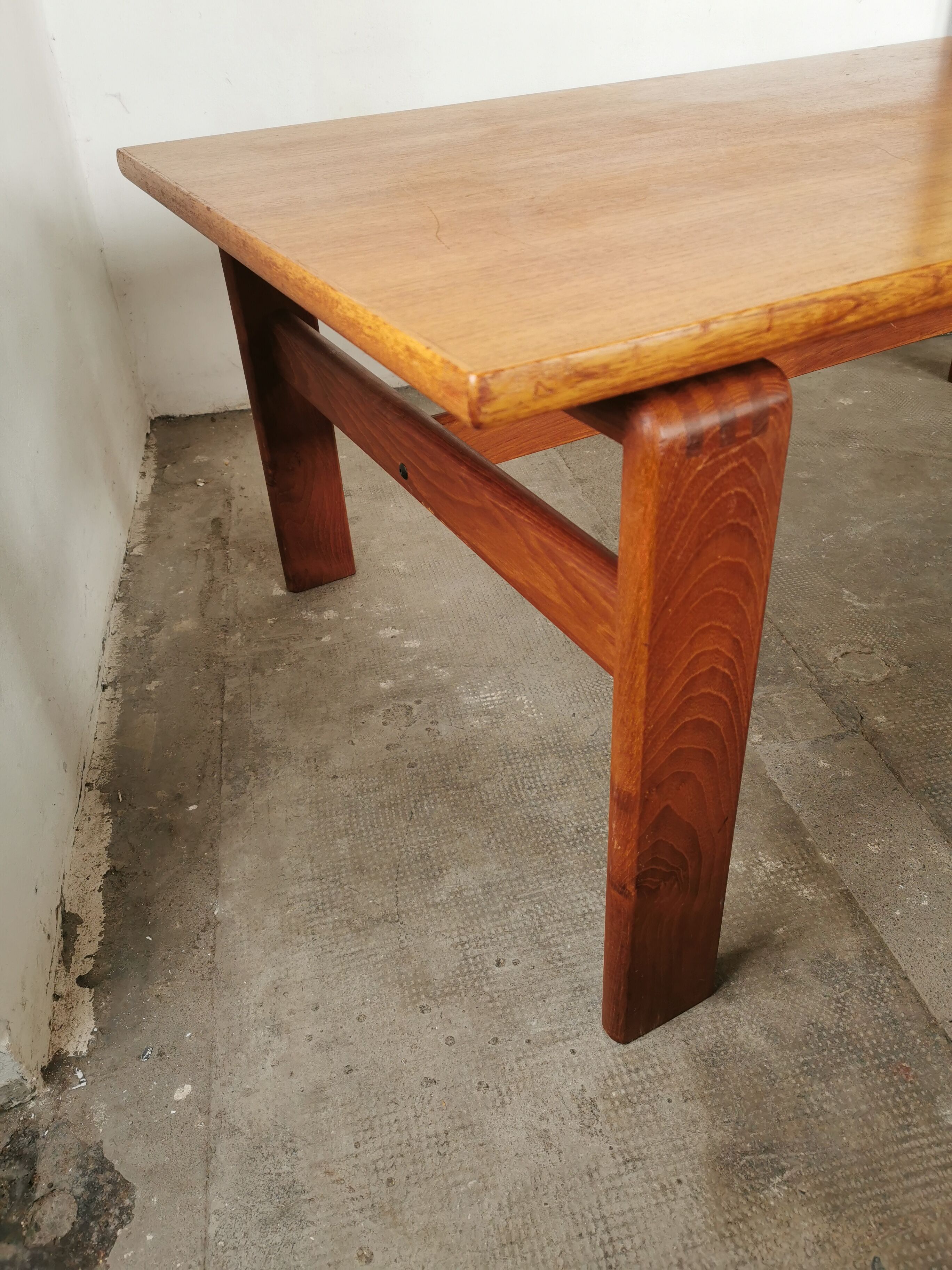 Scandinavian style teak coffee table