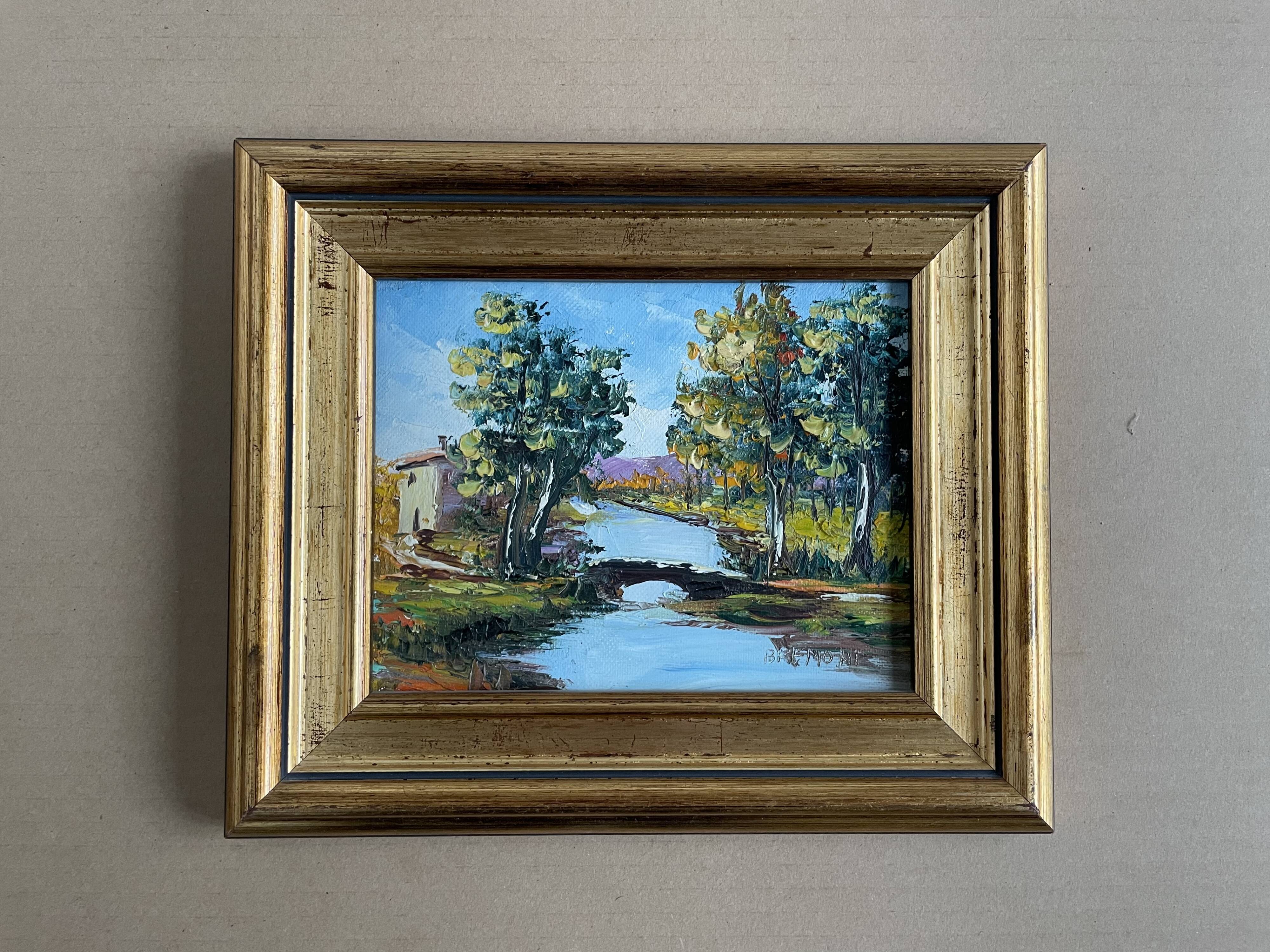 Petit tableau signé Bremont
