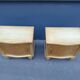 Pair of art deco bedside tables 40s