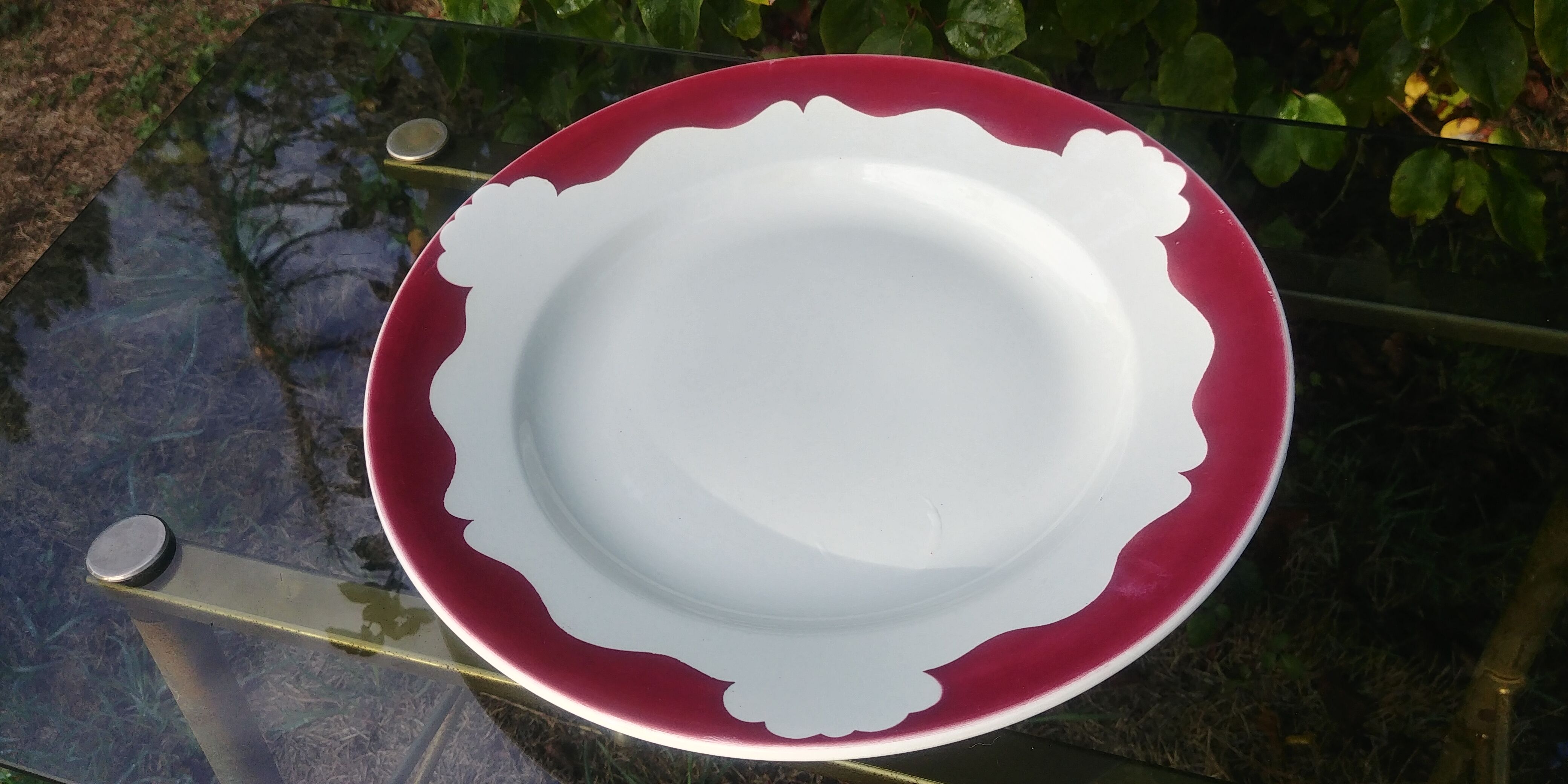 Serving dish Digoin Sarreguemines -49 30/40s