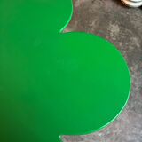 Tomotom table in wood and green metal by Bernard Holdaway, 1960