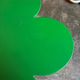 Wood and metal Tomotom table in green by Bernard Holdaway, 1960