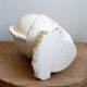 Woman's head in plaster
