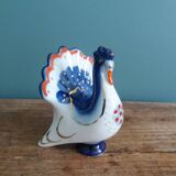 Lomonosov Russian zoomorphic peacock pepper shaker