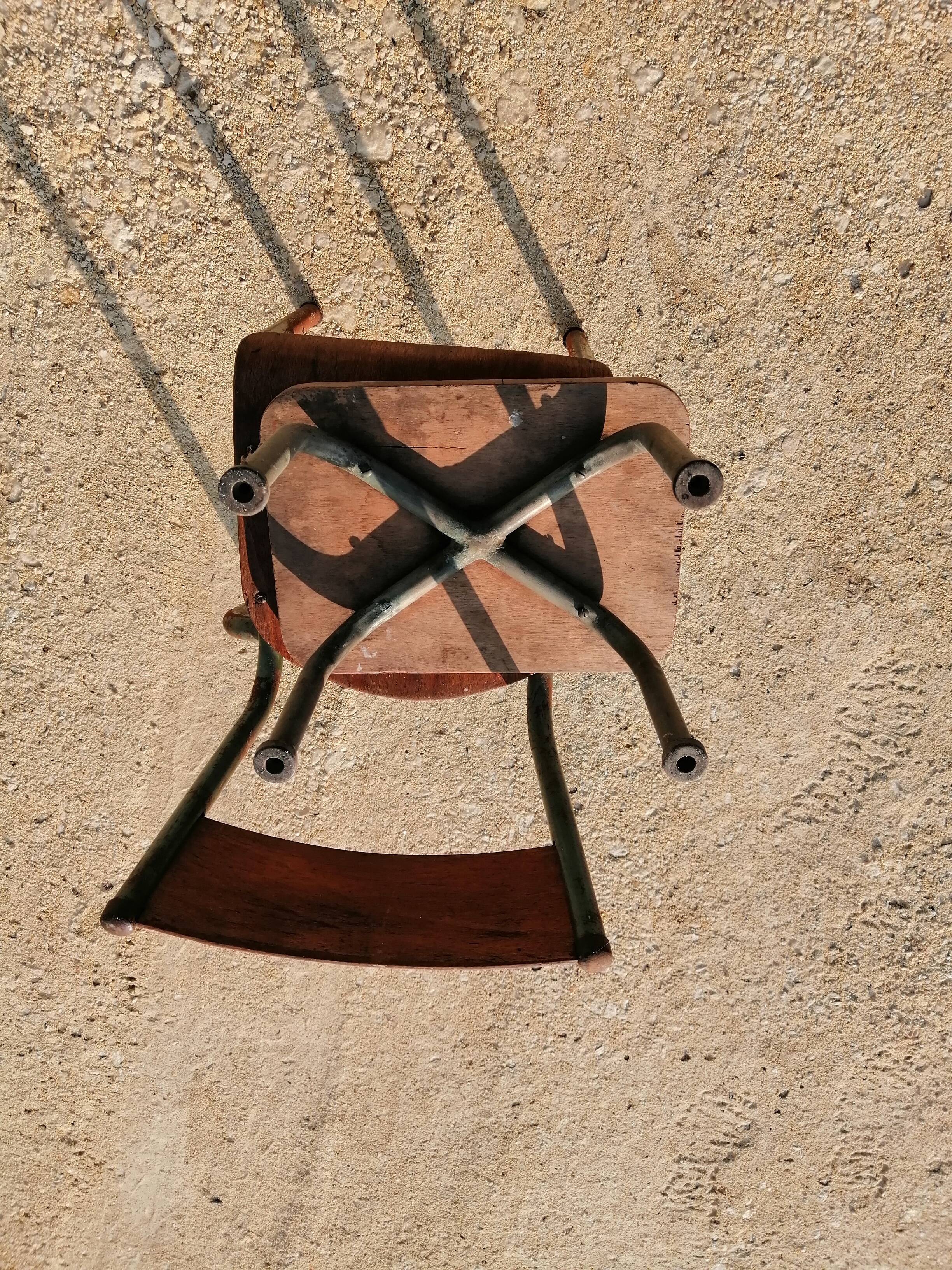 Chair & children's stool vintage year 50/60