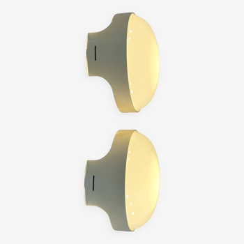 Pair of Quattro KD 4335 wall lights by Joe Colombo for Kartell, 1960