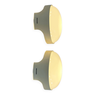 Pair of Quattro KD 4335 wall lights by Joe Colombo for Kartell, 1960