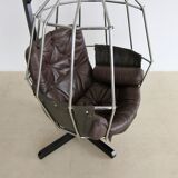 Fauteuil vintage Ib Arberg Parrot Cage