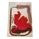 Tapis en laine tufté main Tisca Forster – France des années 1980