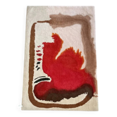 Tapis en laine tufté main Tisca Forster – France des années 1980
