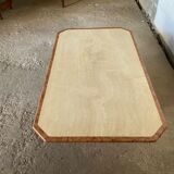 Travertine coffee table vintage marble 70s