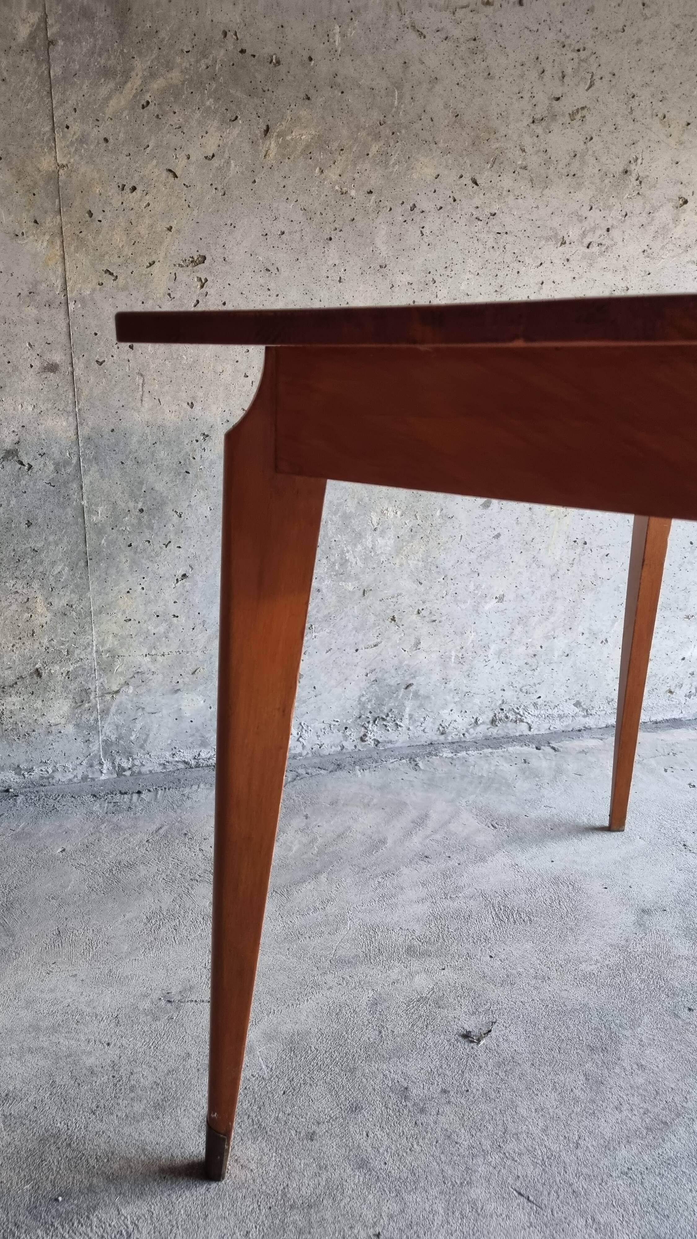 Vintage compass foot desk