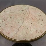 Paire De Tables De Bistrot Dessus Marbre Comblanchien