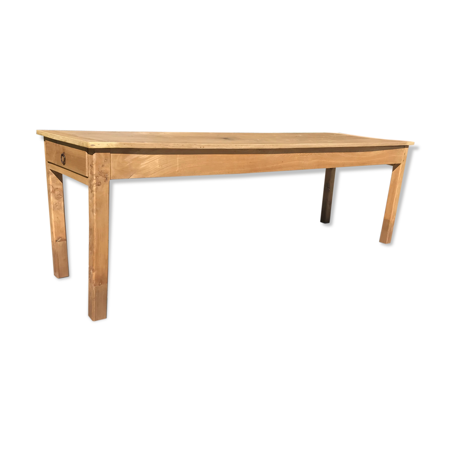 Renovated and enhanced old farm table 19th