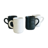 Ensemble de 4 tasses en céramique hollandaise