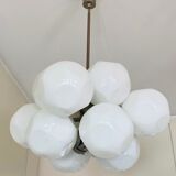 Lustre grape chrome et opaline vintage