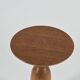 Handmade turned oak column flower stand 1950s