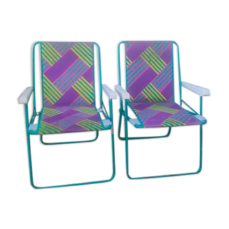Pair of camping chairs