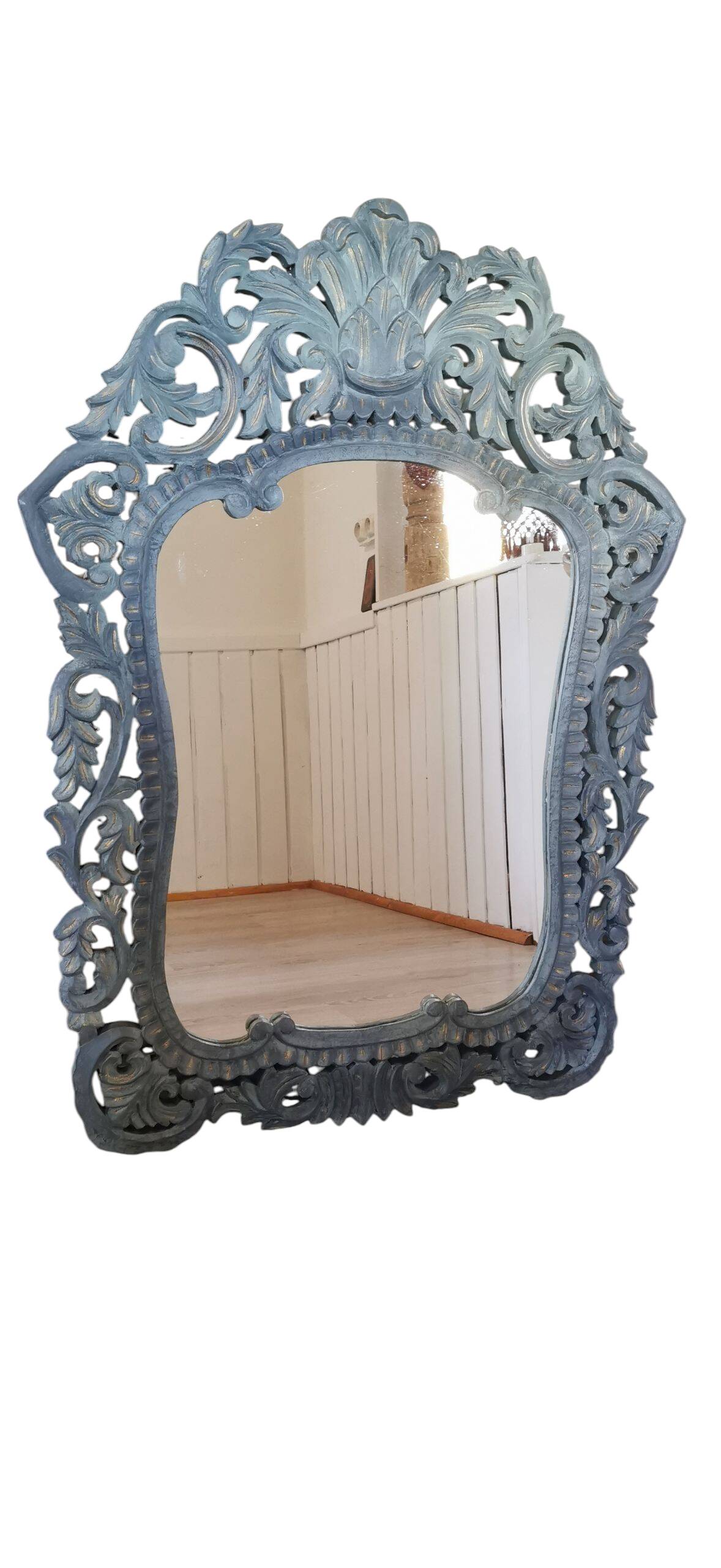 Miroir baroque en bois sculpté